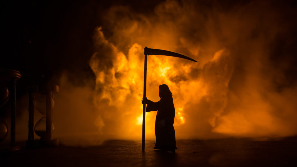 Bible and Suicide Grim Reaper